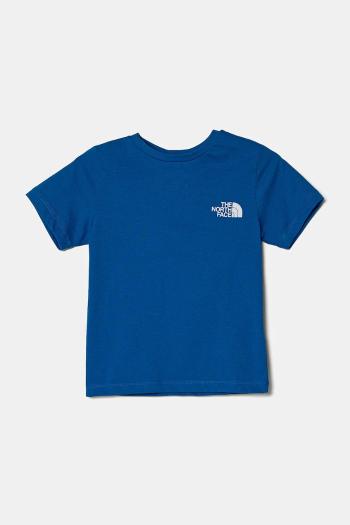 Detské bavlnené tričko The North Face BOX NSE S/S TEE s potlačou, NF0A89VT59J1