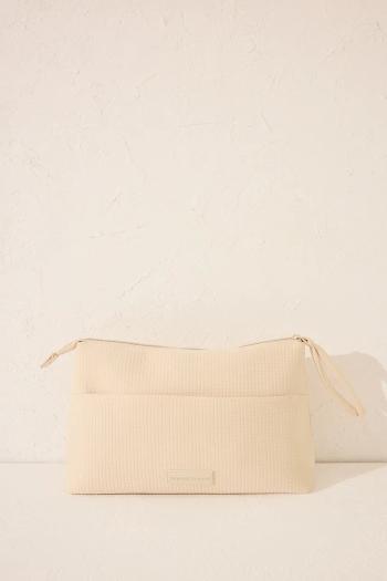Kozmetická taška women'secret béžová farba, 4849279