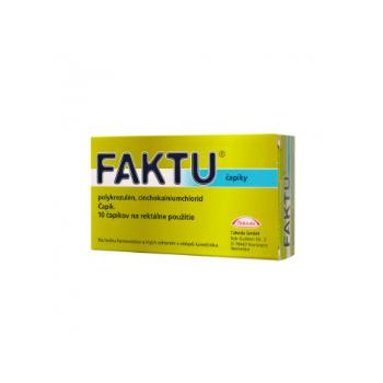 Faktu čapíky sup.10 x 100mg/2,5mg