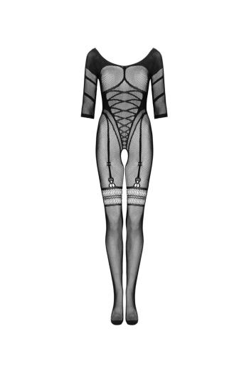 Čierne bodystockings G329