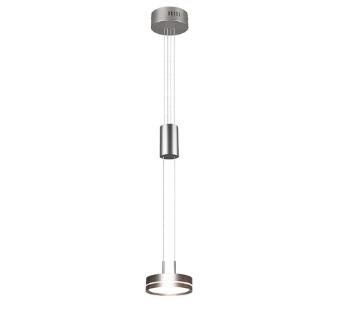 LED závesné osvetlenie Trio Franklin nikel 326510107