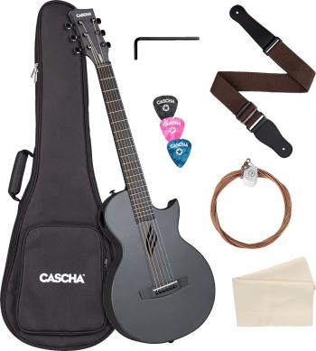 Cascha Carbon Fibre Acoustic Guitar Black Matte Akustická gitara