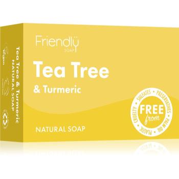 Friendly Soap Natural Soap Tea Tree & Turmeric prírodné mydlo 95 g