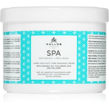 Kallos Spa masážny krém na ruky a nohy 500 ml