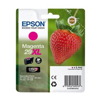 Epson T29934012, T29XL purpurová (magenta) originálna cartridge