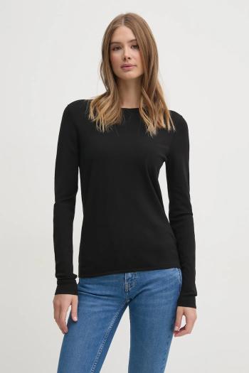 Sveter Calvin Klein dámsky, čierna farba, tenký, K20K208031
