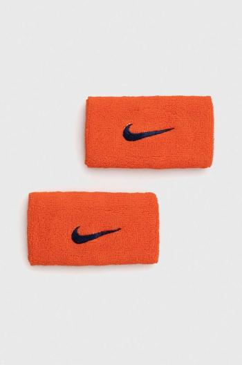 Potítka Nike 2-pak oranžová farba