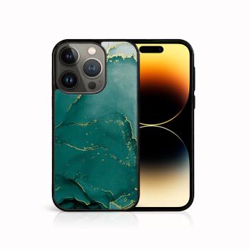 MY ART Ochranný kryt pre Apple iPhone 14 Pro Max GREEN MARBLE (145)