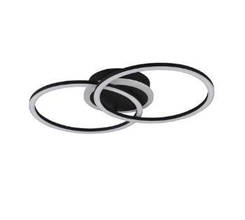 LED stropné osvetlenie Reality Venida čierna R62783132