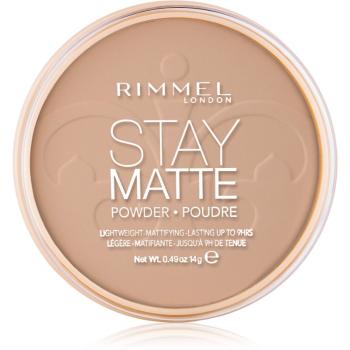 Rimmel Stay Matte púder odtieň 010 Warm Honey 14 g