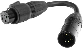 Accu Cable 5-pin M to 3-pin FM IP65 Kábel k DMX svetlu