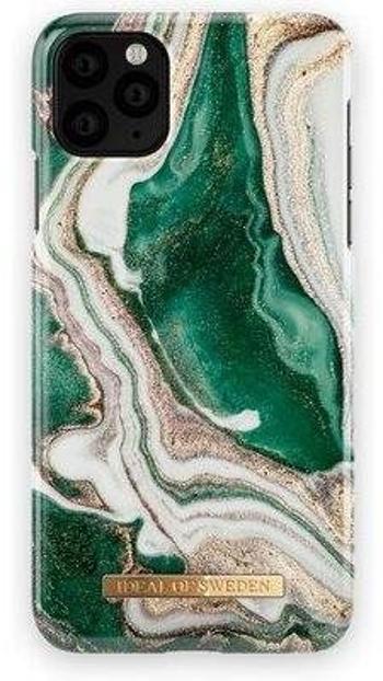 Telefon tok iDeal Of Sweden Fashion iPhone 11 Pro/XS/X golden jade marble tok