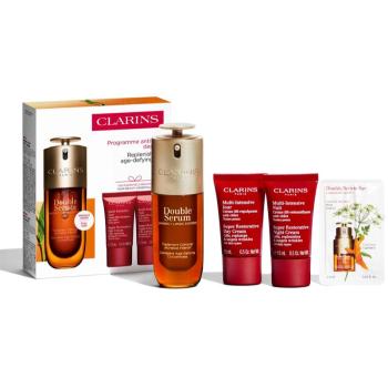 Clarins Double Serum & Super Restorative Set darčeková sada pre zrelú pleť