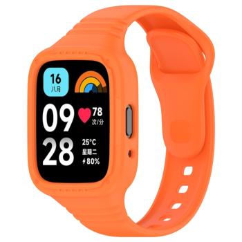 GLACIER Ochranné puzdro s remienkom pre Xiaomi Redmi Watch 3 Active oranžové