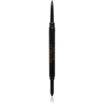 ARTDECO Eye Brow Duo Powder & Liner ceruzka a púder na obočie 2 v 1 odtieň 12 Ebony 0,8 g