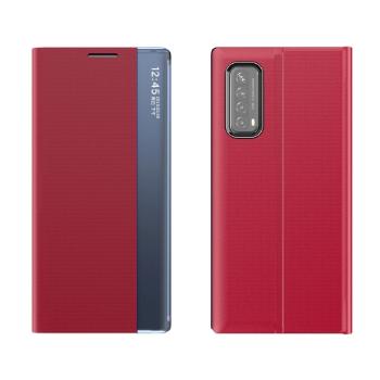 SLEEP CASE Zaklápací kryt Huawei P Smart 2021 červený