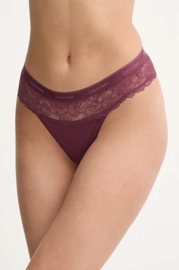 Tangá Calvin Klein Underwear ružová farba, 000QF7980E