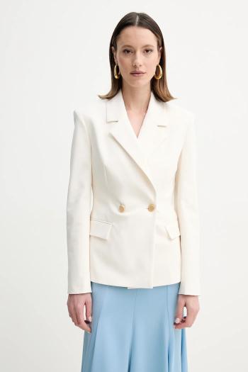Sako Marciano Guess SUNNY béžová farba, dvojradové, jednofarebné, 5GGN24 7311A