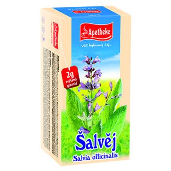 APOTHEKE Šalvia čaj 20 vrecúšok