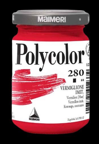 MAIMERI POLYCOLOR - Jemné vinylové farby 280 - vermilion hue, 140 ml