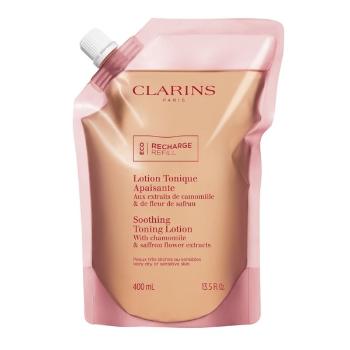 Clarins Upokojujúca tonizačná voda pre veľmi suchú až citlivú pleť (Soothing Toning Lotion) 400 ml - náhradná náplň