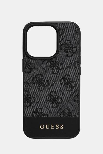 Puzdro na mobil Guess iPhone 16 Pro 6.3 šedá farba, GUHCP16LG4GLGR