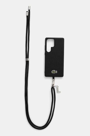 Puzdro na mobil Lacoste Samsung Galaxy S25 Ultra čierna farba, LCHMBCS25LPVCK
