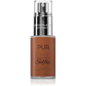 PÜR Cosmetics 4-in-1 Love Your Selfie make-up a korektor 2 v 1 odtieň DN5 30 ml