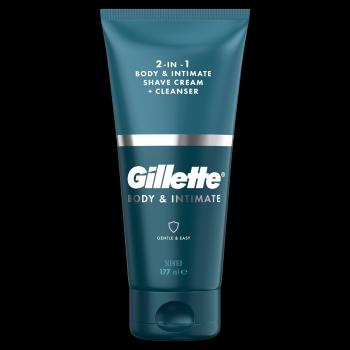 GILLETTE Intimate 2v1 prípravok na holenie slabín a umývacia emulzia 177 ml