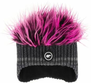 Eisbär Keke Cocker Beanie Grey/Pink UNI Lyžiarska čiapka