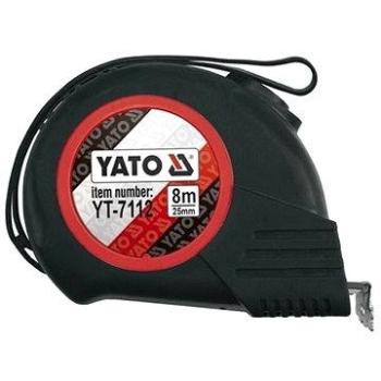 Yato Meter zvinovací 8 m ×25 mm, autostop (5906083971129)