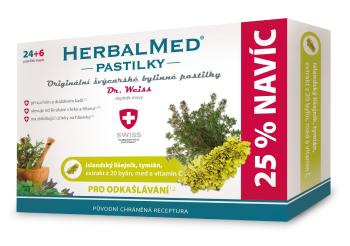 HERBALMED PASTILKY na odkašliavanie - Dr. Weiss 30 pastiliek