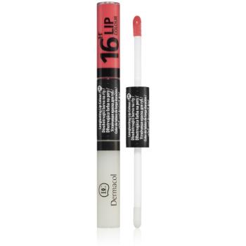 Dermacol 16H Lip Colour dlhotrvajúca dvojfázová farba a lesk na pery odtieň č.26 4.8 g