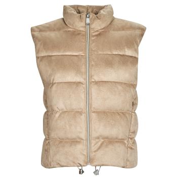 Guess  JOLE SUEDE PUFFER VEST  Bundy Béžová