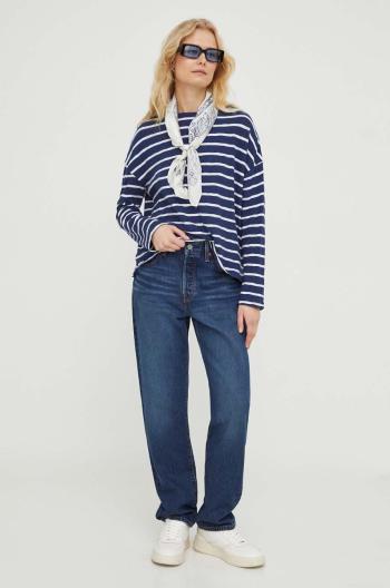 Rifle Levi's 501 CROP dámske, vysoký pás