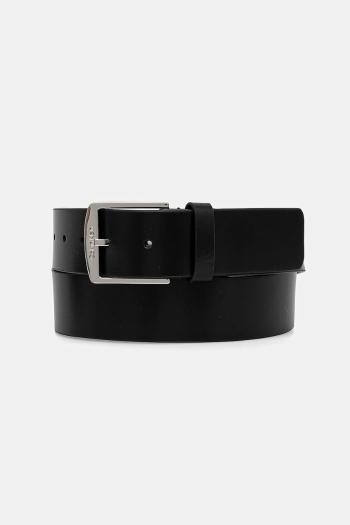 Kožený opasok Calvin Klein pánske, čierna farba, K50K513037