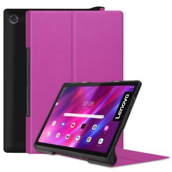 LEATHER Zaklápací obal Lenovo Yoga Tab 11 fialový