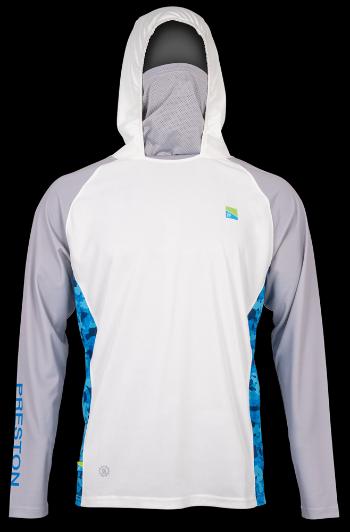 Preston innovations tričko performance hooded sun shirt upf-40 - xxxl
