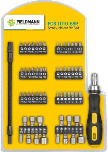 Bitfej készlet Fieldmann FDS 1010-58R, 58 db