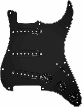 Fishman Fluence Single Width Loaded Pickguard Strat Black Hangszedő