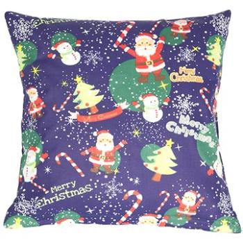 Bellatex VIANOCE – 45 × 45 cm – vianočný motív modrý (6487)