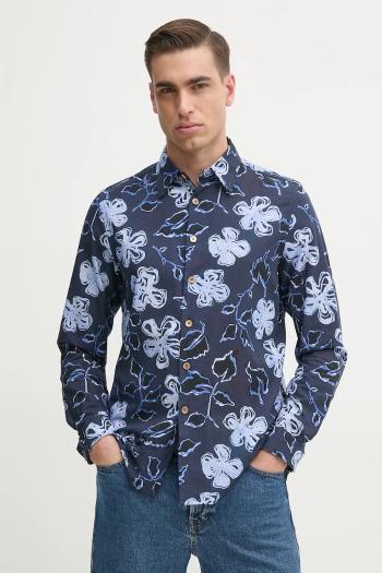 Bavlnená košeľa PS Paul Smith pánska, tmavomodrá farba, regular, s klasickým golierom, M2R.765X.P22309