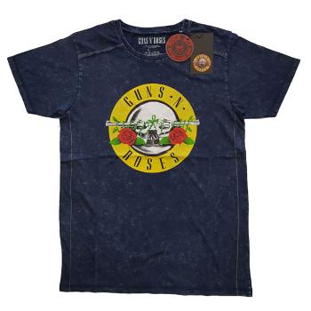 Guns N’ Roses tričko Classic Logo Modrá XL