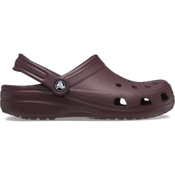 Crocs CLASSIC CLOG Uniszex papucs, bordó, méret 45/46