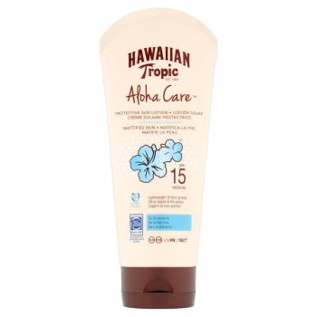 Hawaiian Tropic Opaľovacie mlieko zmatňujúce SPF 15 Aloha Care (Protective Sun Lotion Mattifies Skin) 180 ml