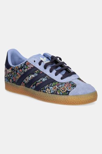 Detské tenisky adidas Originals GAZELLE tmavomodrá farba, JH5209
