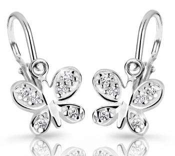 Cutie Diamonds Detské zlaté náušnice Motýliky s briliantmi DC2748-10-10-X-2