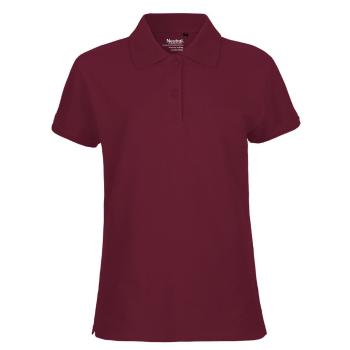 Neutral Dámska polokošeľa Classic z organickej Fairtrade bavlny - Bordeaux | XXL