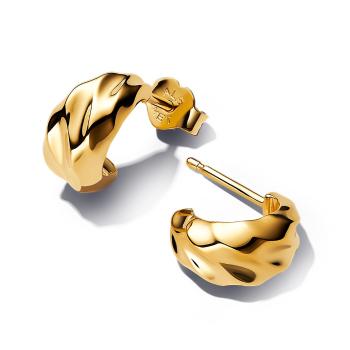 Pandora Pozlátené visiace náušnice Essence Shine 263873C00
