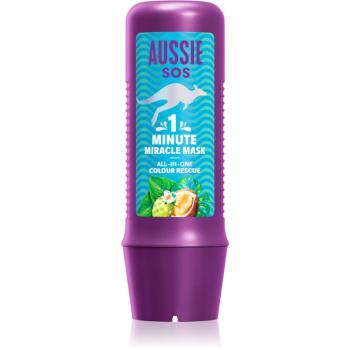 Aussie 1 Minute Miracle Color Rescue ošetřující maska pro barvené vlasy 250 ml